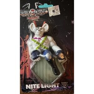Vintage Biker Mice From Mars Vinnie Nite Night Lite 1993 New Sealed !!